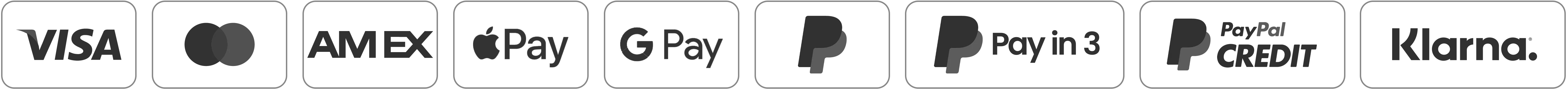 Accepted payment methods
